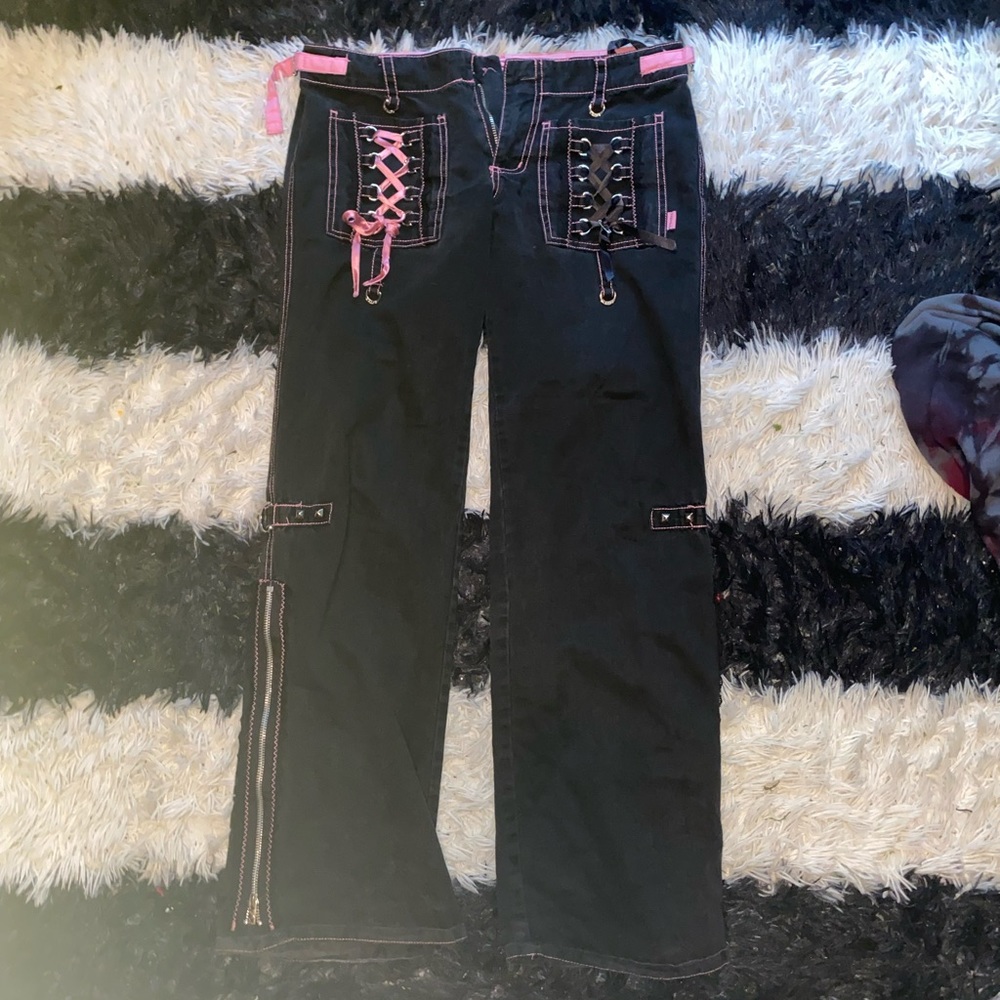 Selling or trading vintage rare pink black tripp pants